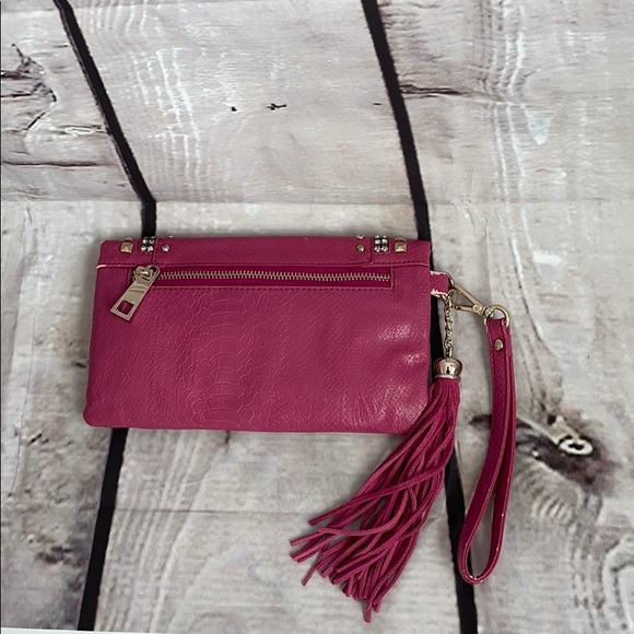 Bebe studded tassel wristlet - Picture 4 of 16